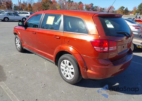 2013 Dodge Journey American Value Pkg из США, поврежденный, VIN 3C4PDCAB6DT710128